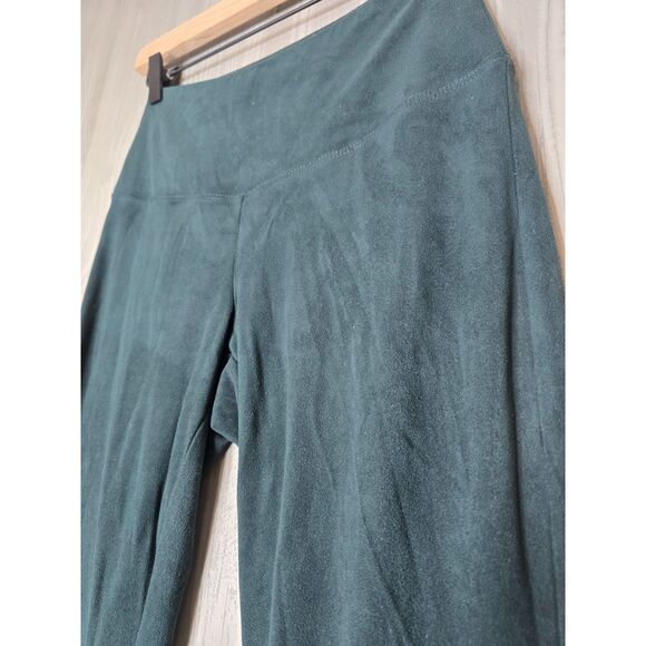 Ruby Ribbon Faux Suede High Waist Leggings Small Sculpting Black Stretch Pants - Picture 5 of 9